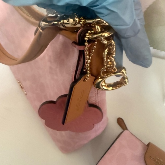 Coach Powder Pink Laurel bag, matching wallet, passport holder, bandeau set! - Picture 10 of 10